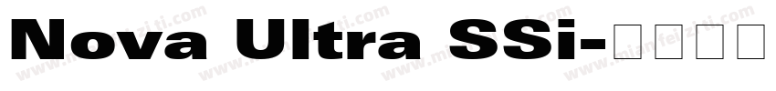 Nova Ultra SSi字体转换
